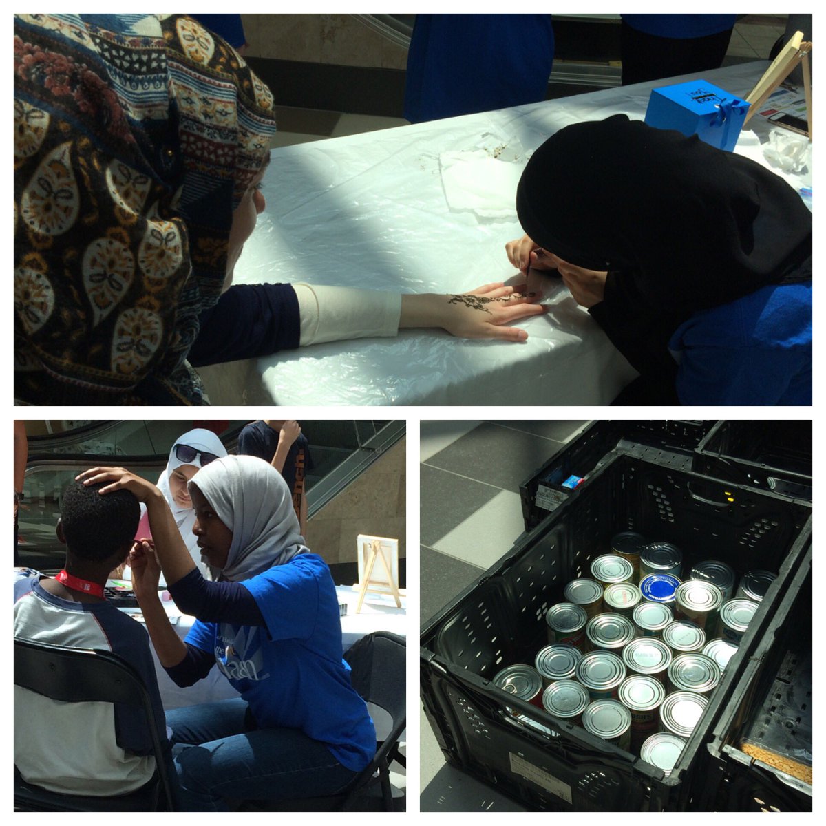 Make a donation, have your face painted and get a henna tattoo while sharing the spirit of  Ramadan @MuslimsHFX @micmacmall #community https://t.co/ns