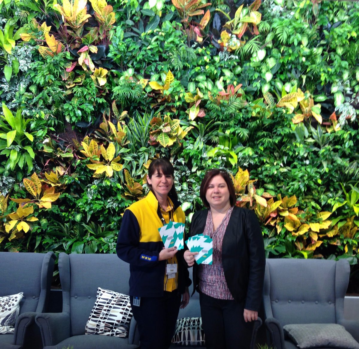 Huge thanks this #GivingTuesdayCA to @IKEACanada! Popped by for a visit this morning to receive $2500 in gift cards as part of their $5000 in-kind gif