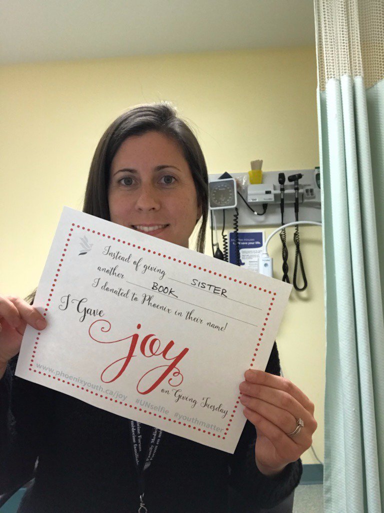 #ThankYou Sarah for #GivingJoy this #GivingTuesdayCA! #Unselfie #NSGives https://t.co/j5I69AZ8EO