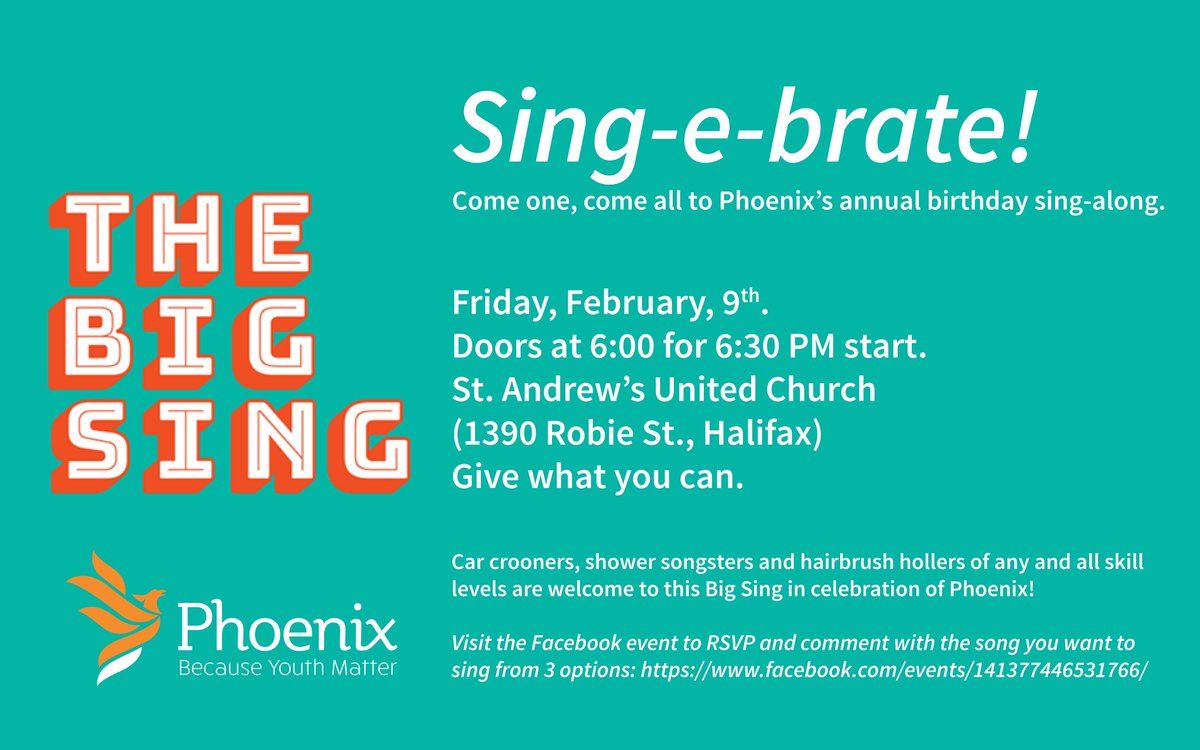 Calling all car crooners, shower songstresses and hairbrush 'hollerers'! 
Come"sing-e-brate" at Phoenix's birthday Big Sing on Feb. 9! What's the song