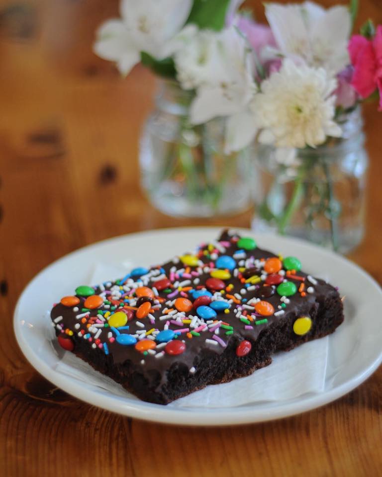 Here's another sweet surprise - This past Saturday @Twoifbyseacafe sold these lovely #pride brownies and they've donated all of the proceeds to Phoeni