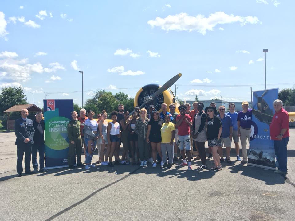 This is so cool! Our group from PYCC traveled to Gatineau, Quebec to meet with local Ottawa Rotarians and members from the Royal Air Force little did 