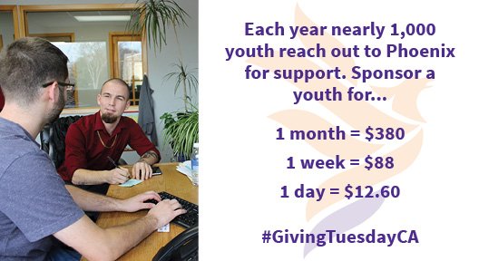 It's #GivingTuesday! What better way to kick off the holiday season   than giving a gift that can change the direction of a young person's life. Help 