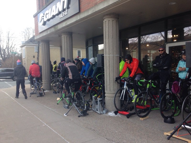 Our friends are out rocking and rolling at @Giant_Bicycles for #HitTheDeck - an outdoor spin-a-thon for Phoenix youth. They'll be at it for a few more