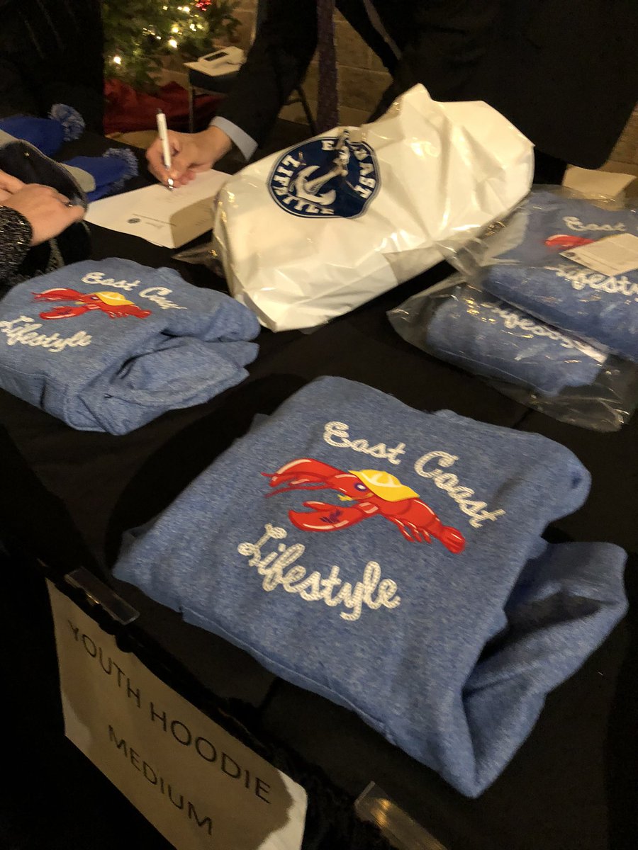 It’s the Phoenix Holiday Luncheon-This year’s limited edition @EASTCOASTLIFEST hoodies, crewnecks, and toques were designed by Phoenix Youth, Destinie